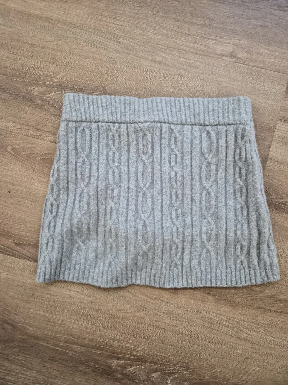 ALO Yoga Gray Cable Knit Ribbed Skort XS